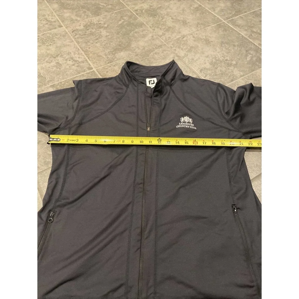 Women's FootJoy Full Zip Golf Leisure Mock Neck Jacket Size XL Black - Picture 6 of 11
